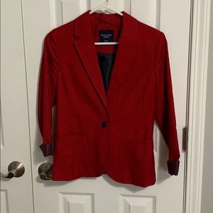 American Eagle red blazer. Standard fit
